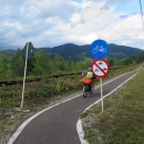 Jediná Karpatská cyklostezka ... bohužel nebyla dlouhá ani kilometr :-)