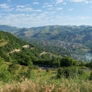 Goris, město poblíž karabašské hranice - sjezd do něj