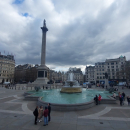 Po jídle pěšky na Trafalgar Square