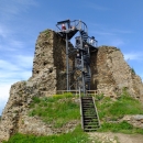 Rozhledna Milada vznikla přímo v jedné z obranných věží hradu