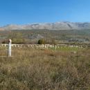 Muslimské hřbitovy pod pohořím Crvanj planina