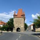 Pražská brána byla součástí systému středověkého opevnění města Rakovník