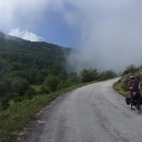 Stoupáme do oblak nad Ohridské jezero
