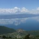 Panorama Ohridského jezera