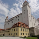 Bratislavský hrad, jsme tu poprvé v životě.