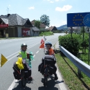 Najednou jsme stáli na hranicích se Slovinskem.