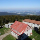 Parádní výhled z Čerchova, nejvyššího vrcholu Českého lesa