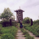 Stará vojenská věž na vrchu Havran (894 m.n.m.). Vstup na vlastní nebezpečí.