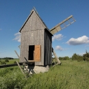 Dřevěný větrný mlýn