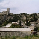 Starobylé městečko Počitelji s hradem a mešitou (ta byla za války zničena)
