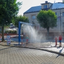 Bylo zrovna pár dní trochu tepleji, ve městě Siemiatycze instalovali zajímavou osvěžovnu vzduchu