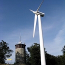 Před rozhlednou na Hostýnu je i větrná elektrárna