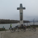Kříž na soutoku Dunaje s Váhem