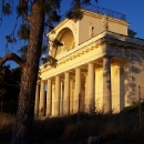 Apollonův chrám v zapadajícím slunci