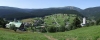 Panorama Pece je od chaty Orlík úžasné
