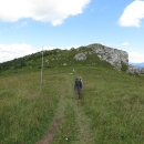Fatranský Suchý vrch je narozdíl od toho našeho pěkně skalnatý.