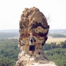 Luděk u skalního kyje (zřícenina hradu Čap)